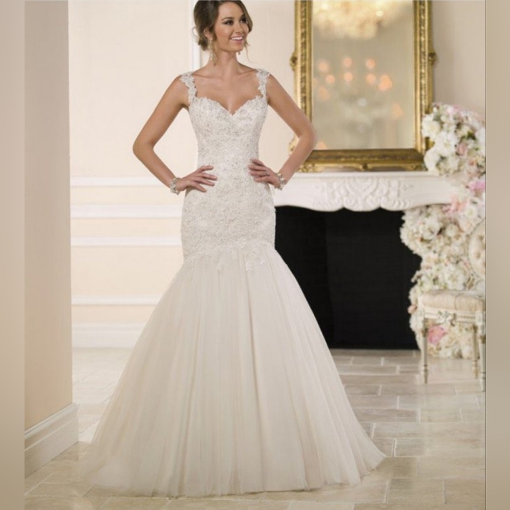 Stella York 6017 Wedding Dress sz 10